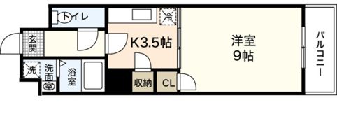 クロスデータビル73の間取り画像