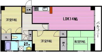 第2山幸マンションの間取り画像