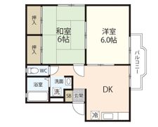 ウインドシティ府中Bの間取り画像