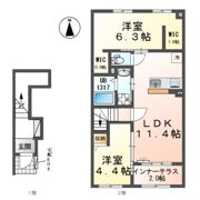 メゾンクレアの間取り画像