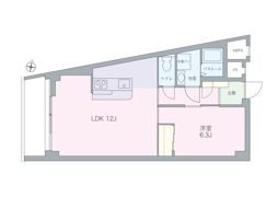 マンション目黒苑の間取り画像
