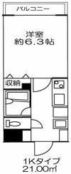 ドミールときわ台の間取り画像
