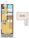 カーサマローンの間取り画像