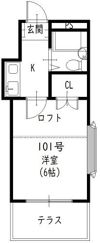 ハイツマルシェⅠの間取り画像