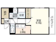 クローバー大町の間取り画像