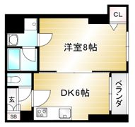 AFICION堀川の間取り画像