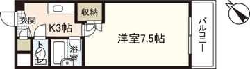 Melrose壱番館の間取り画像