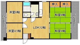 御幸マンション 901号室の間取り画像