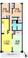 ライオンズマンション津田沼前原の間取り画像