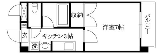 ジョイフル第3祝谷の間取り画像
