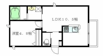 ロジェ・ボヌールの間取り画像