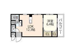 ヴィジョン御幸の間取り画像