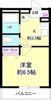 サザンフロント横浜伊勢町の間取り画像