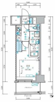 ベルシード横濱大通り公園の間取り画像