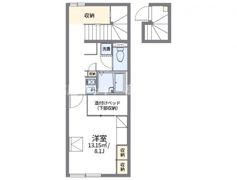 レオパレス川之江中央の間取り画像