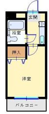 ジュネパレス横須賀の間取り画像