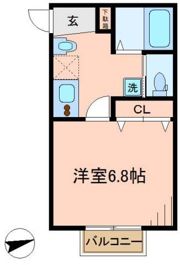 キャメル川口朝日の間取り画像