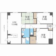 ファミーユ江坂の間取り画像