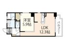 井口FLATSの間取り画像