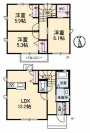 シャーメゾン津島新野 Aの間取り画像