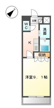 West Blueの間取り画像