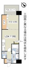 コンプレート金田の間取り画像