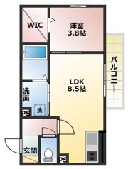 エスパス・ド・ゼン草津町の間取り画像
