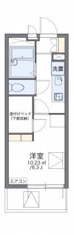 レオパレスひらかたの間取り画像