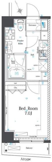 AZEST上板橋Ⅱの間取り画像