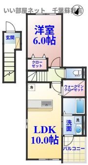 マーヴェラス末広Ⅱの間取り画像