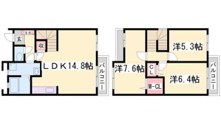リバーサイドスクエア五番館の間取り画像