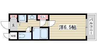 ロイヤルヒル神戸三ノ宮Ⅱの間取り画像