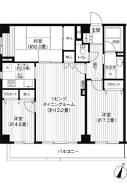 コスモプラザ行徳の間取り画像