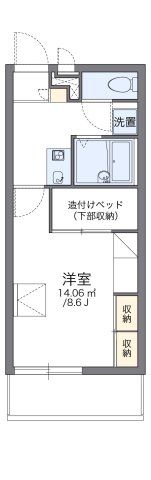 レオパレスRio ムコガワの間取り画像