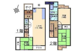 鈴が峰第2住宅6号棟の間取り画像