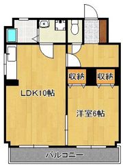 ブルーハイツ岸の浦 703の間取り画像