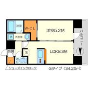 リッツ新大阪の間取り画像