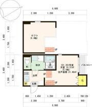 Loft15野並の間取り画像