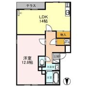 セラヴィ高尾台Bの間取り画像