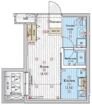 レグラス大岡山の間取り画像