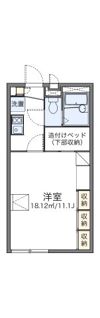 レオパレスマロンハイツ Ⅱの間取り画像