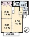 ラ パルテール旭川 壱番館の間取り画像