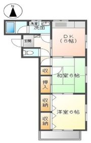 コーポ美升の間取り画像