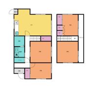 森貸家の間取り画像