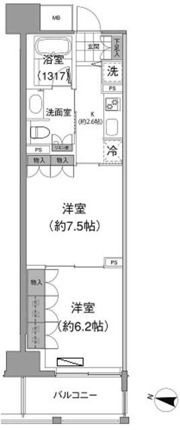 アビティ目黒の間取り画像
