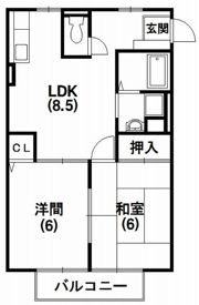 メゾン伍番館の間取り画像