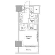 ザ・パークハビオ荏原中延駅前の間取り画像