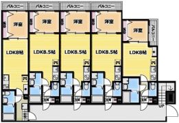 (仮称)川越こもれびLyckaの間取り画像