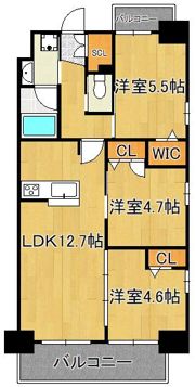 コンダクトレジデンスHIBIKINOの間取り画像