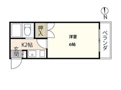 リーベ宇品1の間取り画像